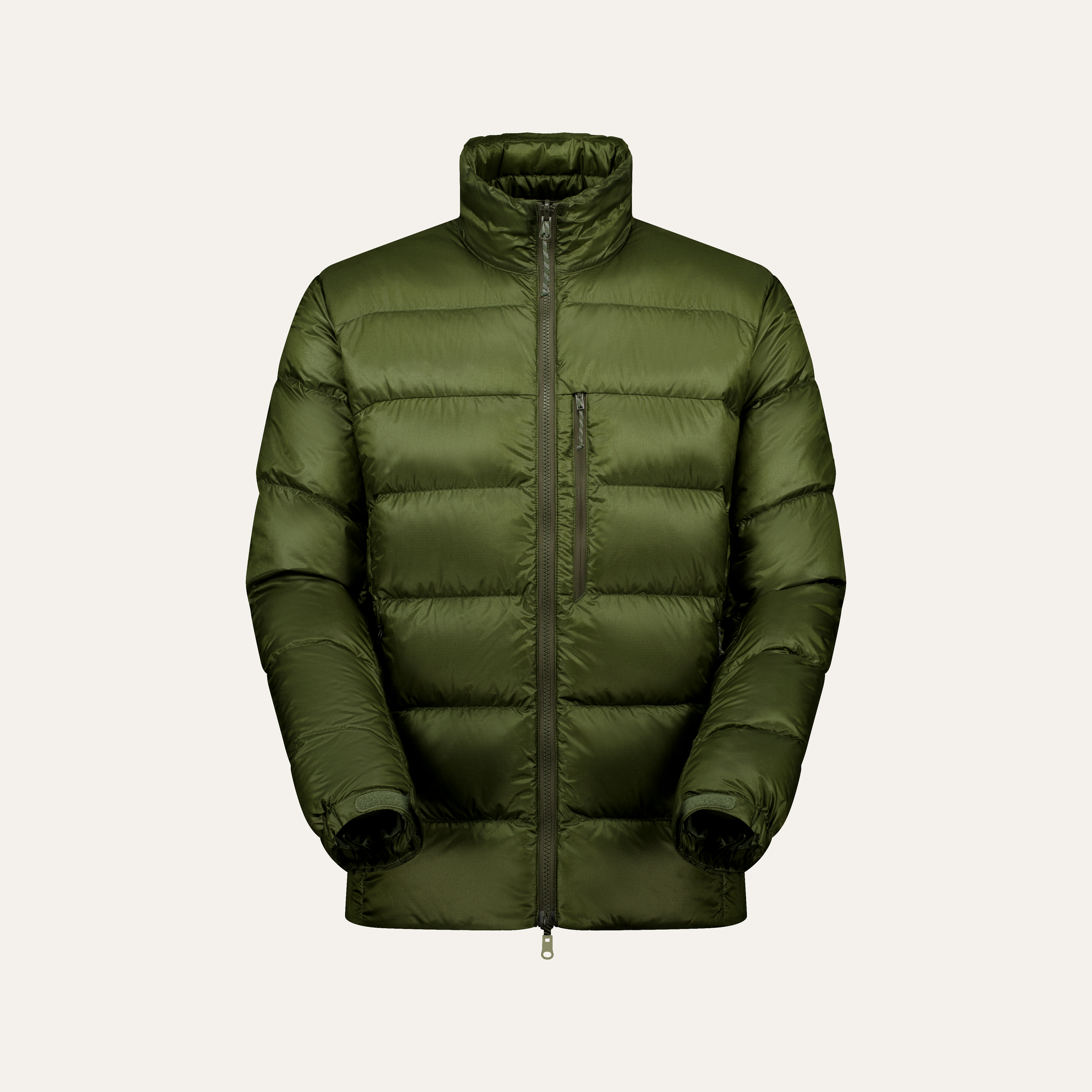Ghost product shot — Green Jacket